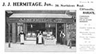 Northdown Road/J. J. Hermitage Fishmonger No 38 [Guide 1903]